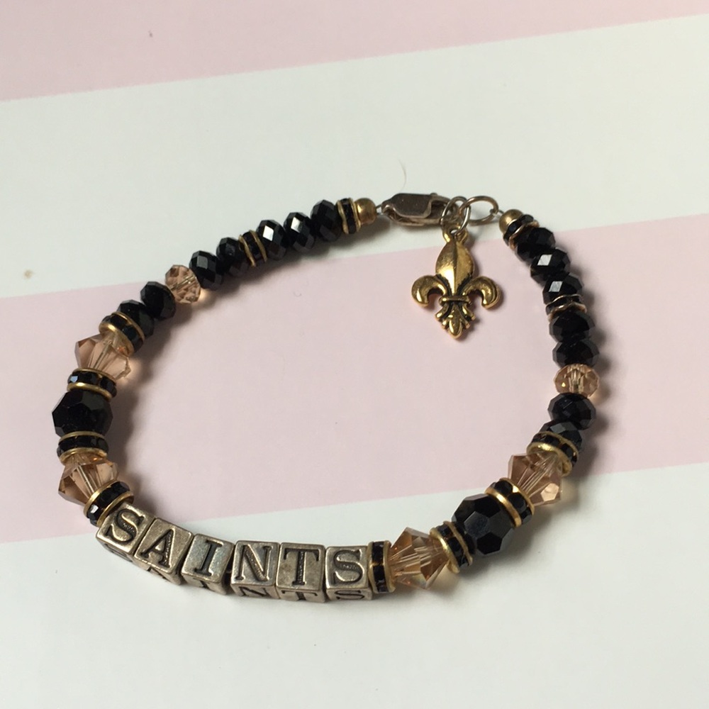 NFL Saints bracelet